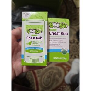 Boogie Soothing Chest Rub Stick Eucalyptus & Lavender For Baby 3 Mon.+ 100% Nat.
